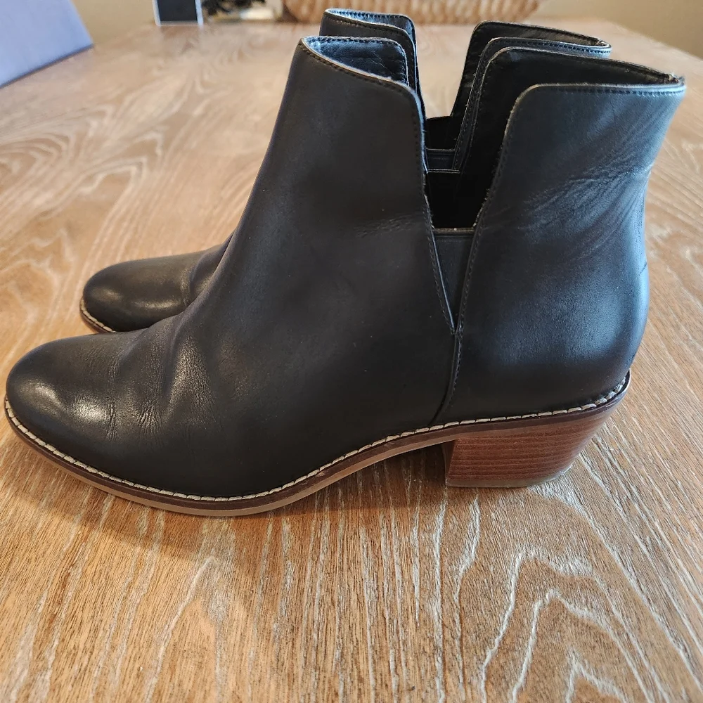 COLE‎ HAAN Grand OS Signature Abbott Black Chelsea Ankle Boots Women's Size 7.5